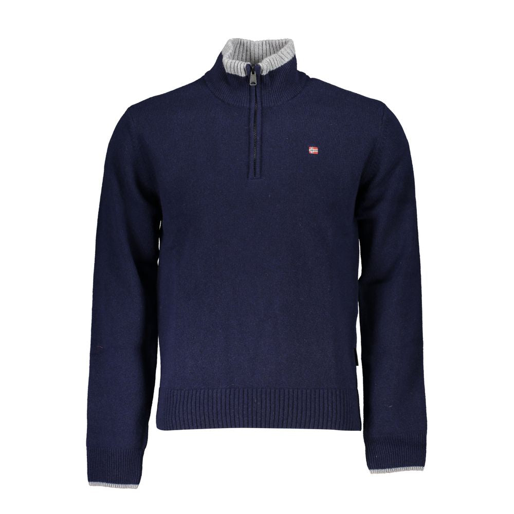 Jersey de tela azul