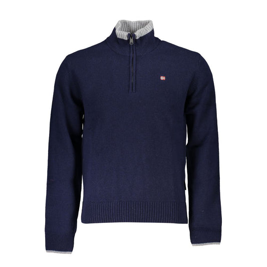 Jersey de tela azul
