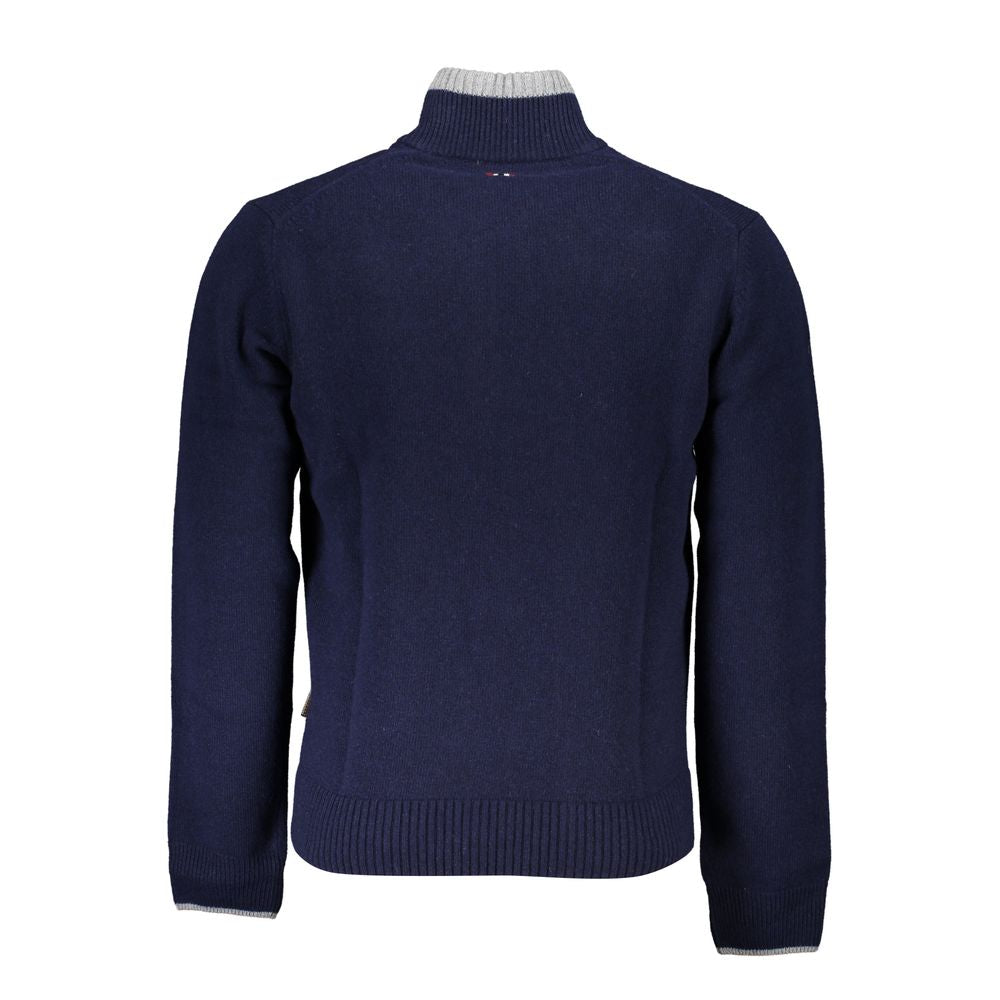 Jersey de tela azul