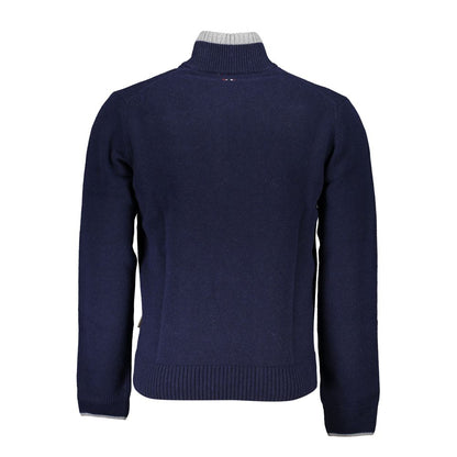 Jersey de tela azul