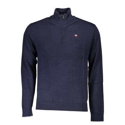 Jersey de tela azul