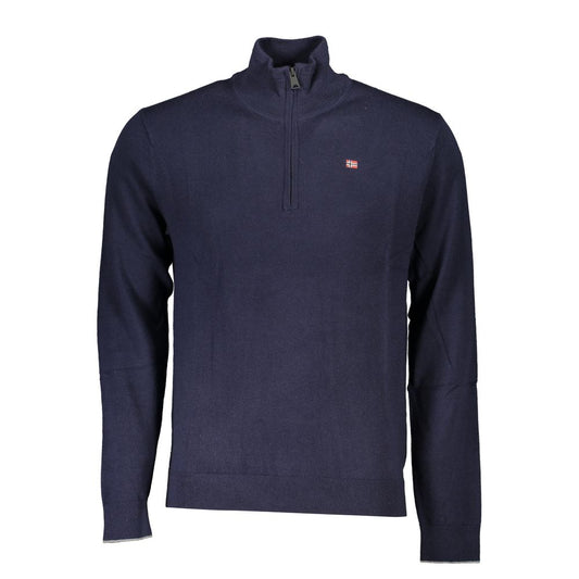 Jersey de tela azul