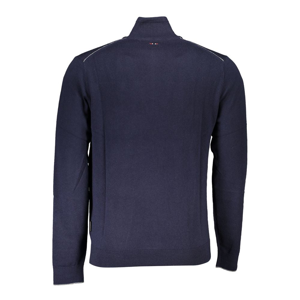 Jersey de tela azul