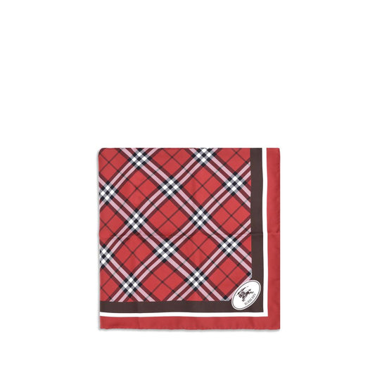 Silk check Scarf