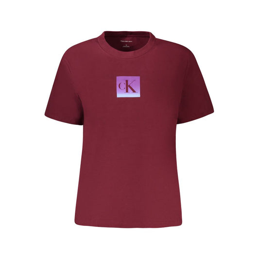 Red Cotton Tops & T-Shirt