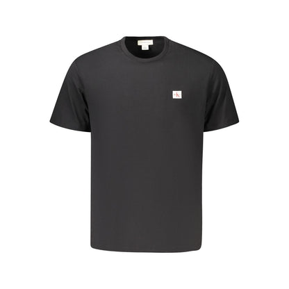 Camiseta negra de algodón