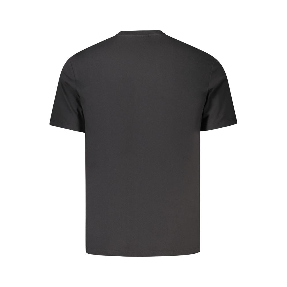 Camiseta negra de algodón