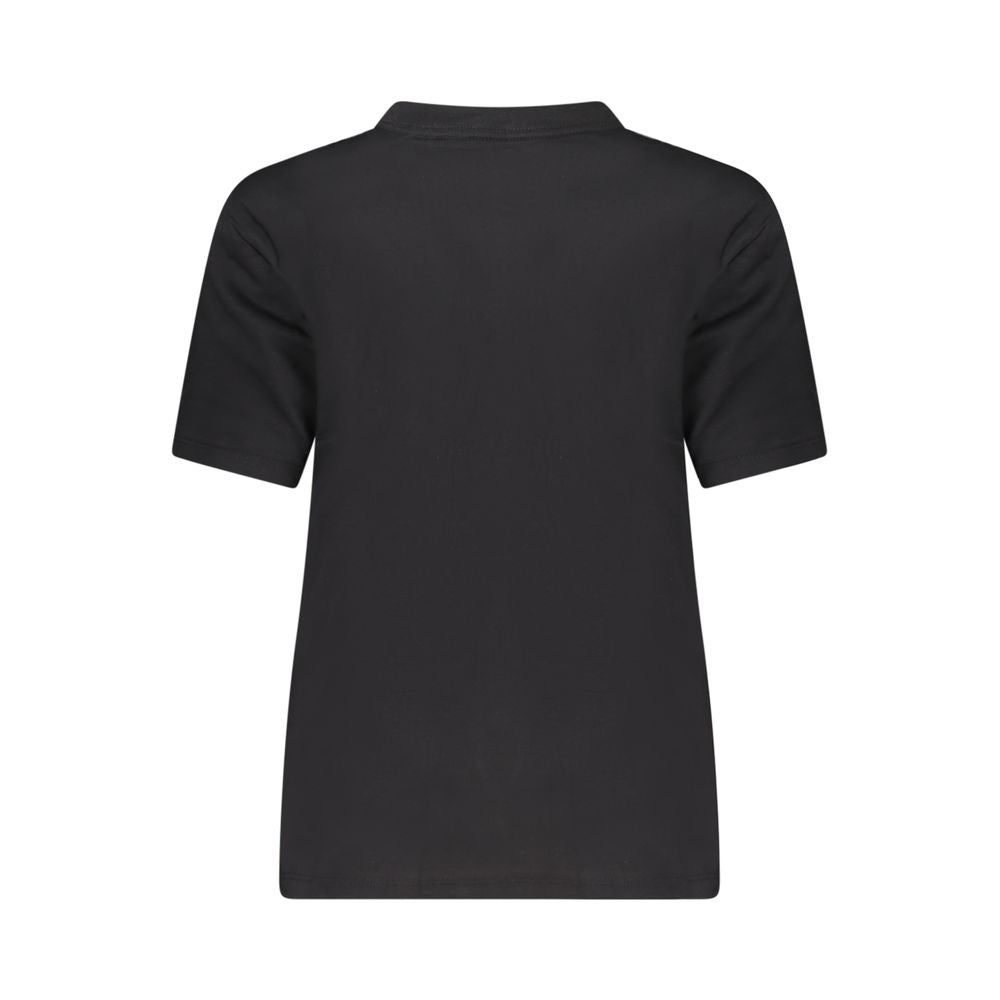 Black Cotton Tops & T-Shirt