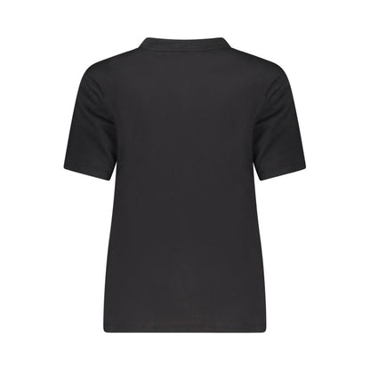 Black Cotton Tops & T-Shirt