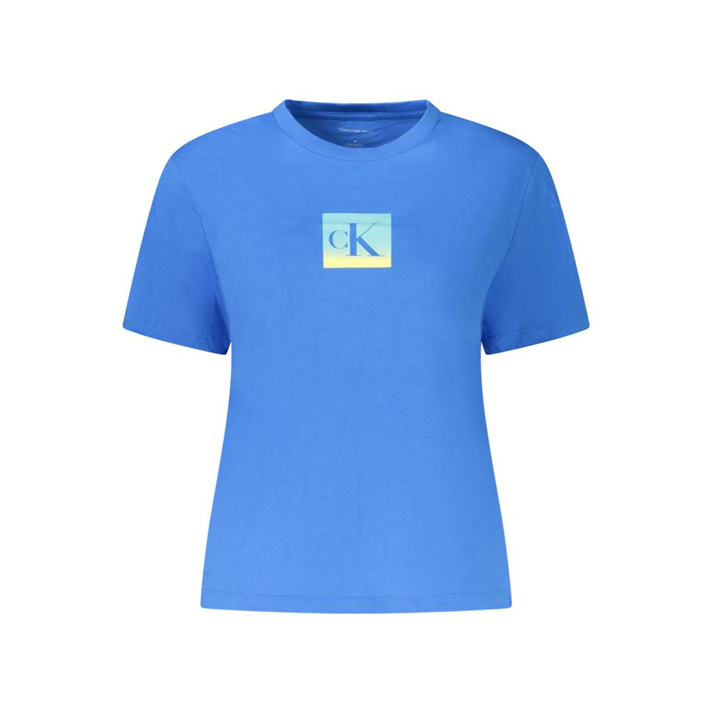 Blue Cotton Tops & T-Shirt