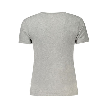 Gray Cotton Tops & T-Shirt
