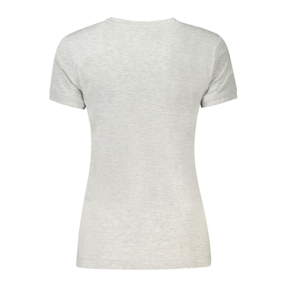 Gray Cotton Tops & T-Shirt