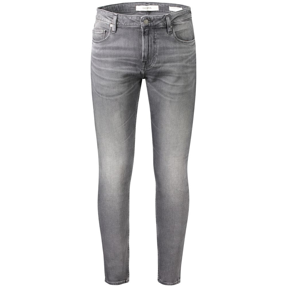 Vaqueros y pantalones de algodón gris
