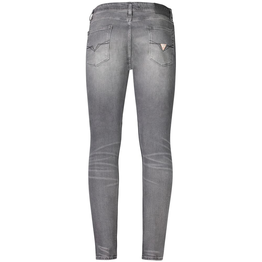 Vaqueros y pantalones de algodón gris