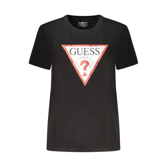 Black Cotton Tops & T-Shirt
