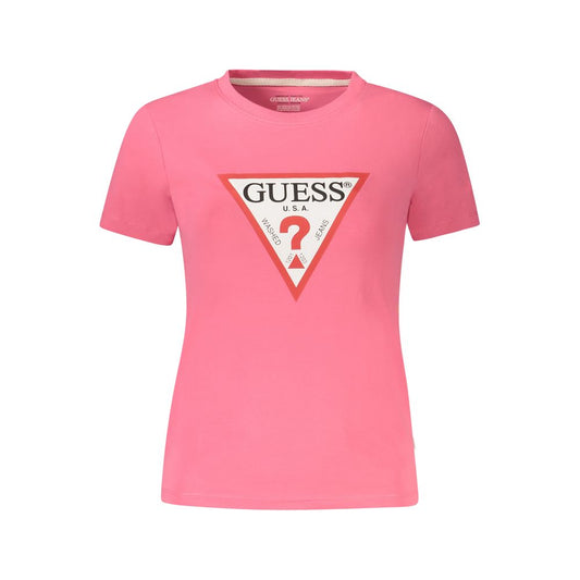 Pink Cotton Tops & T-Shirt