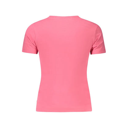 Pink Cotton Tops & T-Shirt