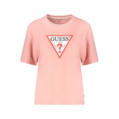 Pink Cotton Tops & T-Shirt
