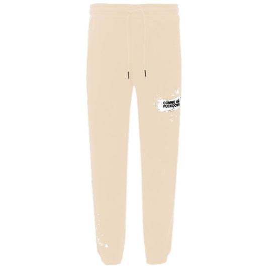 Beige Cotton Jeans & Pant