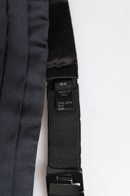 Dark Blue 100% Silk Belt Waist Cummerbund
