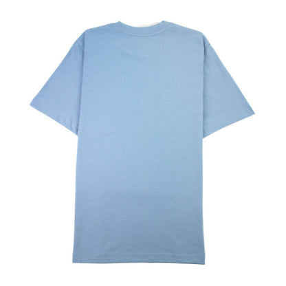 Camiseta azul de algodón