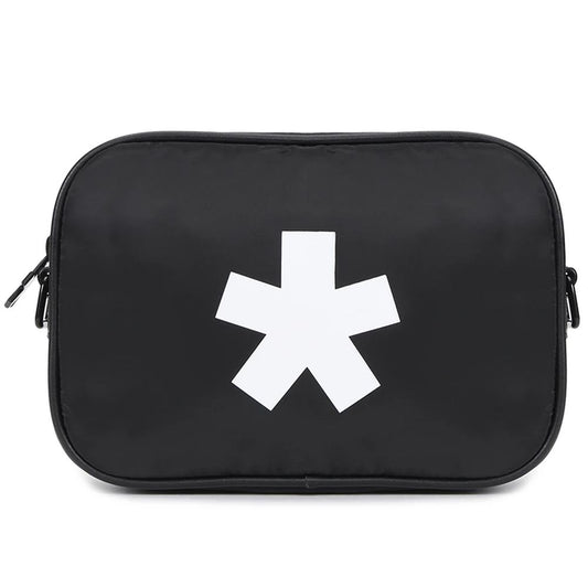 Black Polyester Crossbody Bag