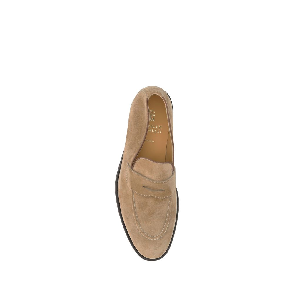 Suede Loafers