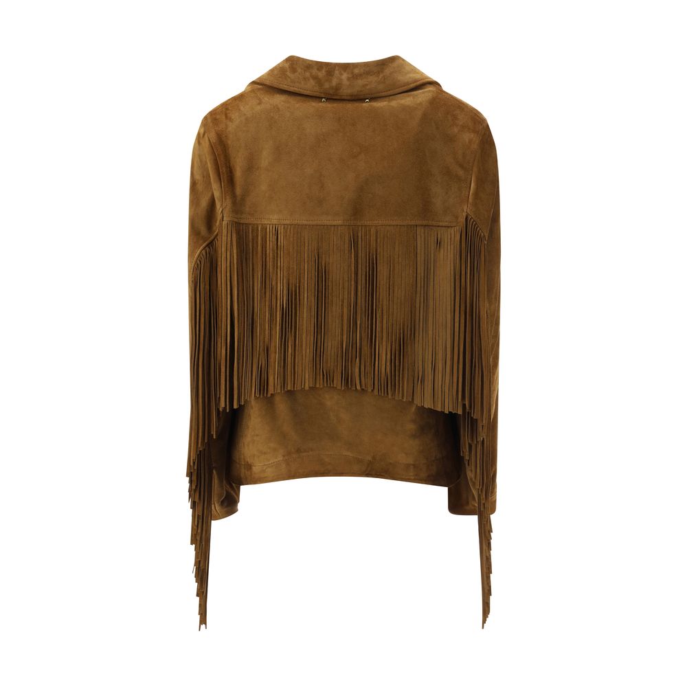 Suede Jacket with fringe