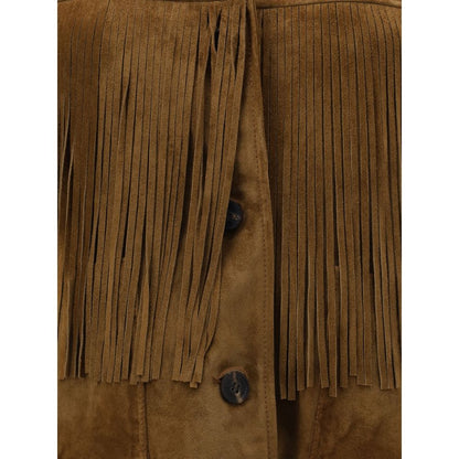 Suede Jacket with fringe