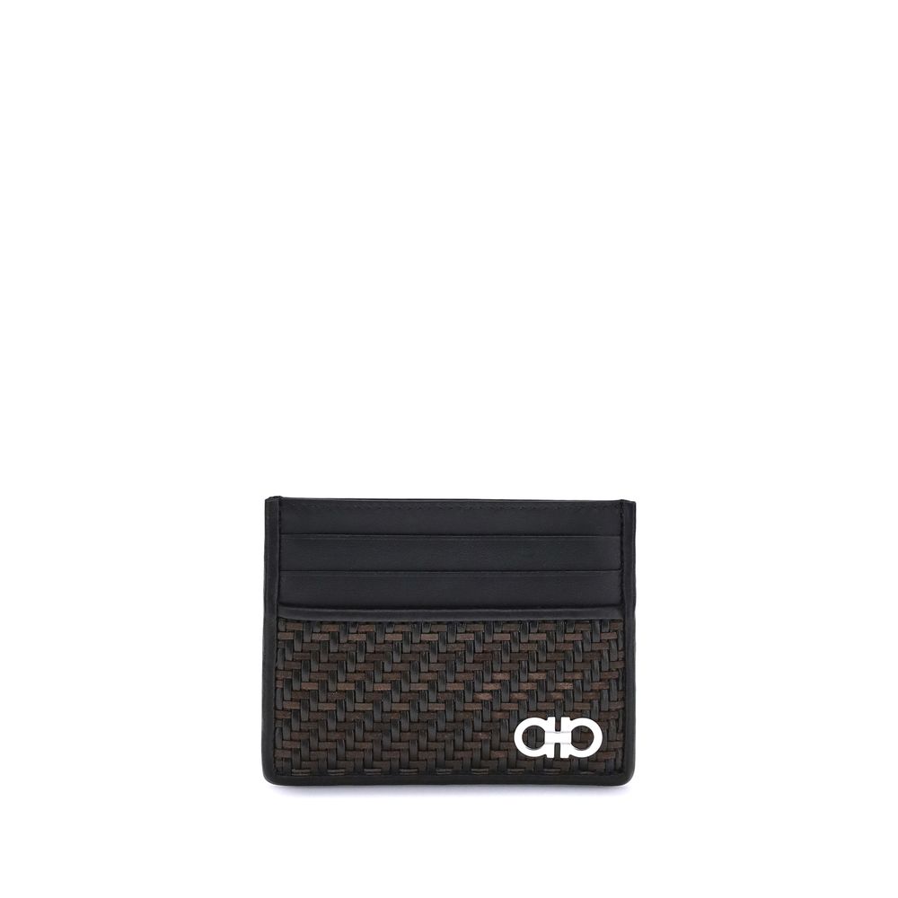 Woven Gancini Card Holder