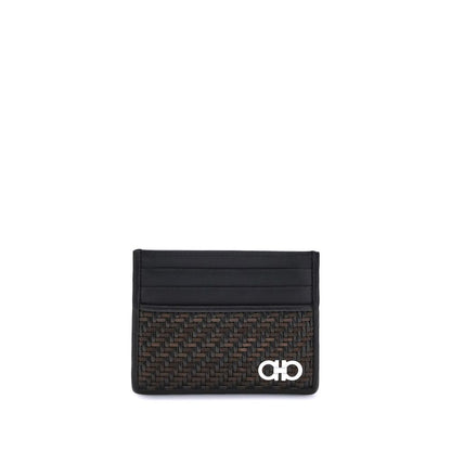 Woven Gancini Card Holder