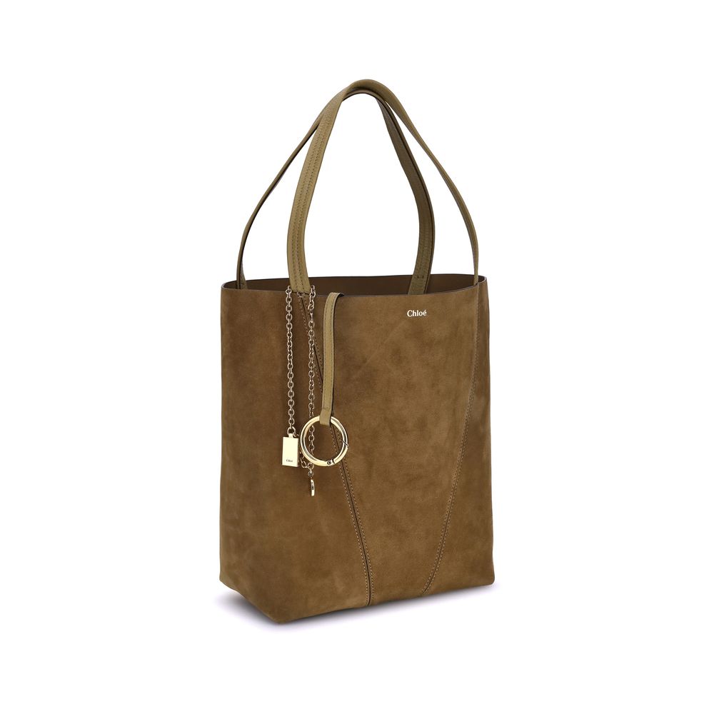 Suede Spin Tote Bag