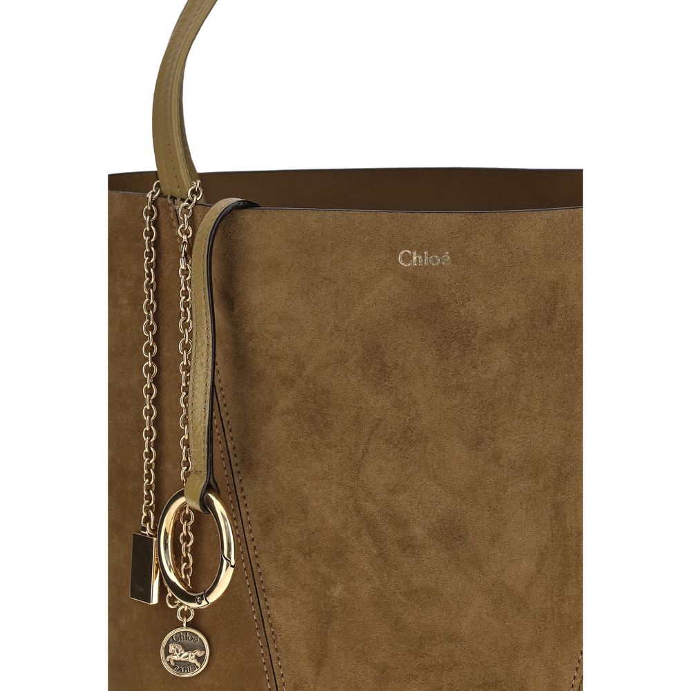 Suede Spin Tote Bag