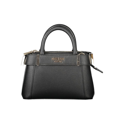 Bolso de polietileno negro para mujer