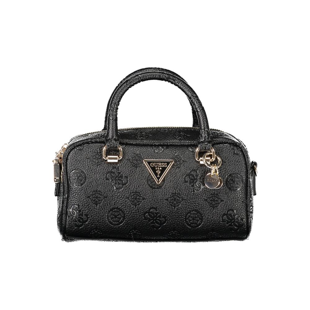 Bolso de polietileno negro para mujer