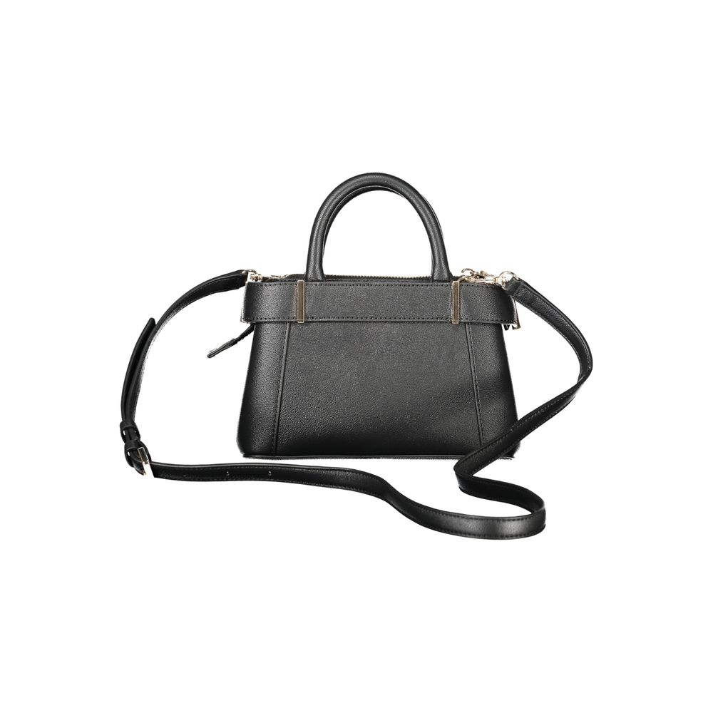 Bolso de polietileno negro para mujer