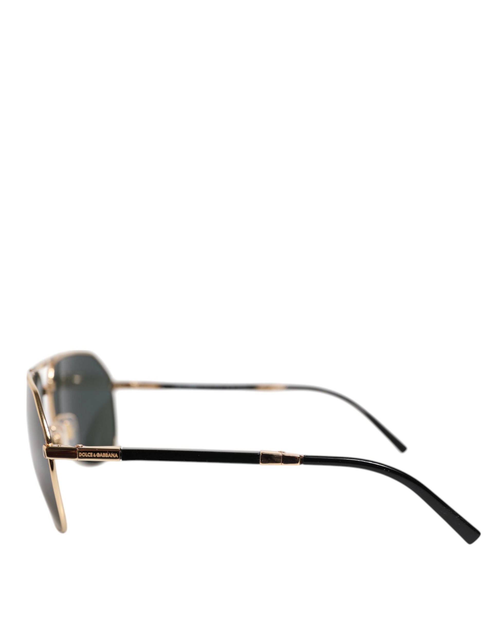 Gold DG2106K Pilot Frame Tinted Lens Polarized Sunglasses
