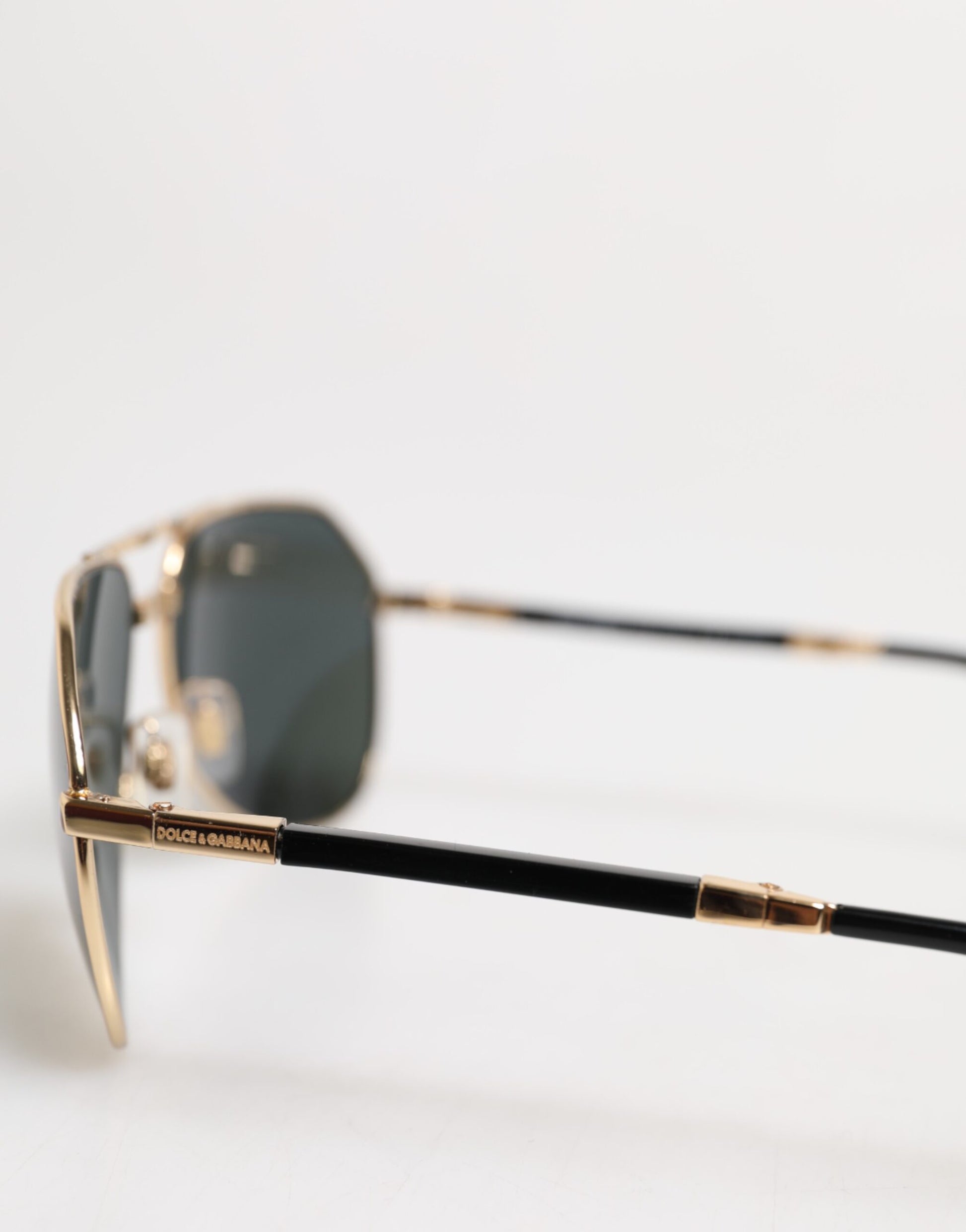 Gold DG2106K Pilot Frame Tinted Lens Polarized Sunglasses