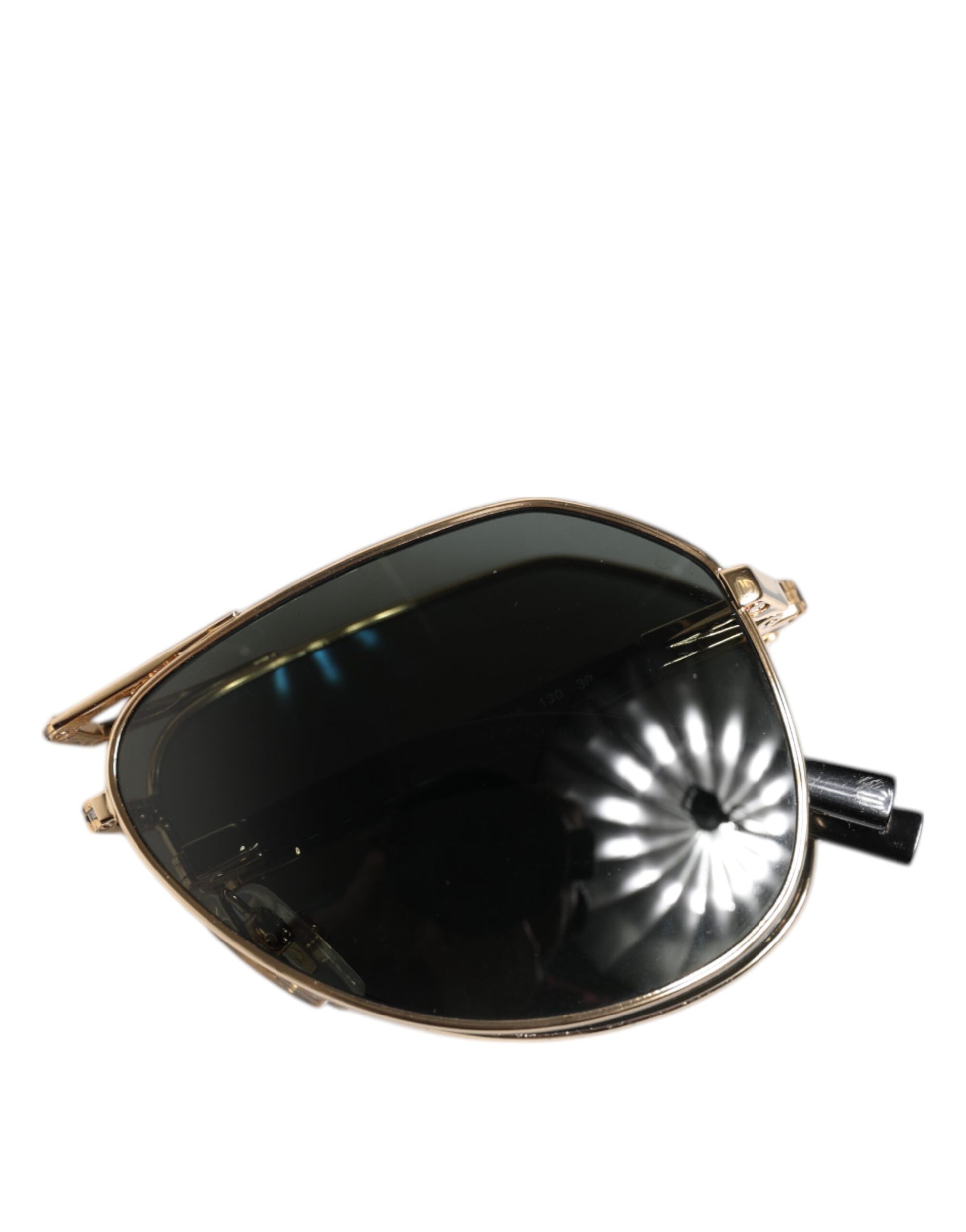 Gold DG2106K Pilot Frame Tinted Lens Polarized Sunglasses