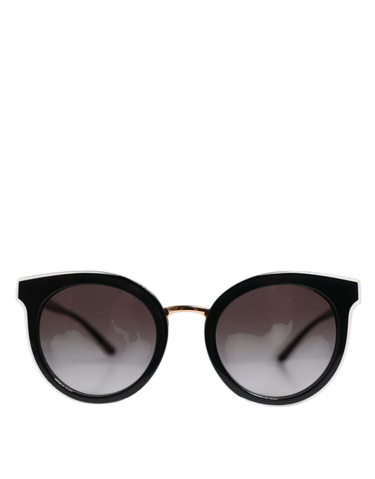 Black Transparent Trim Round DG4371-F Eyewear Sunglasses