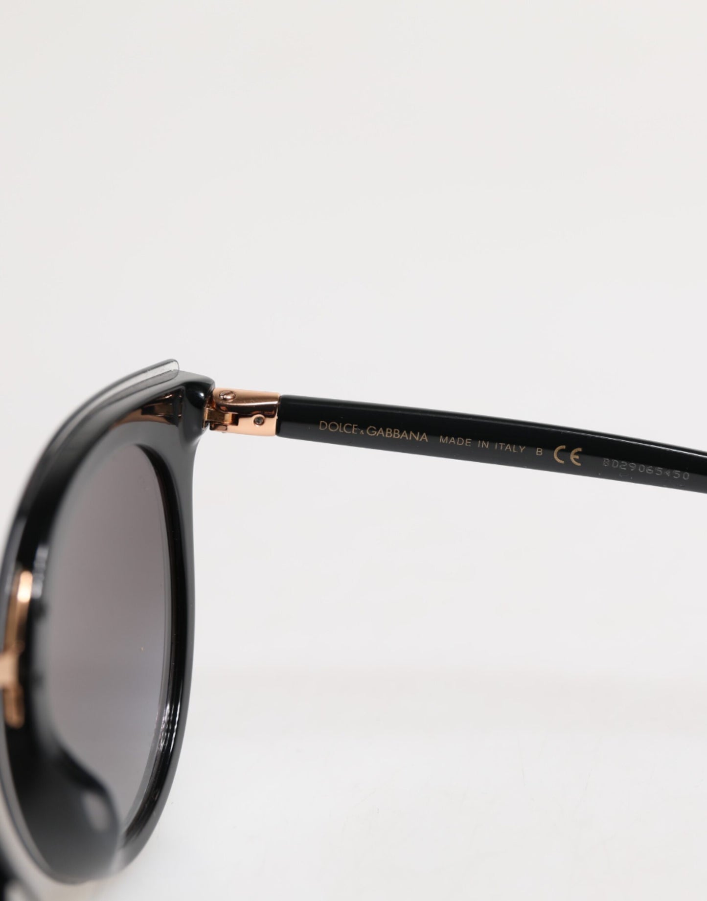 Black Transparent Trim Round DG4371-F Eyewear Sunglasses