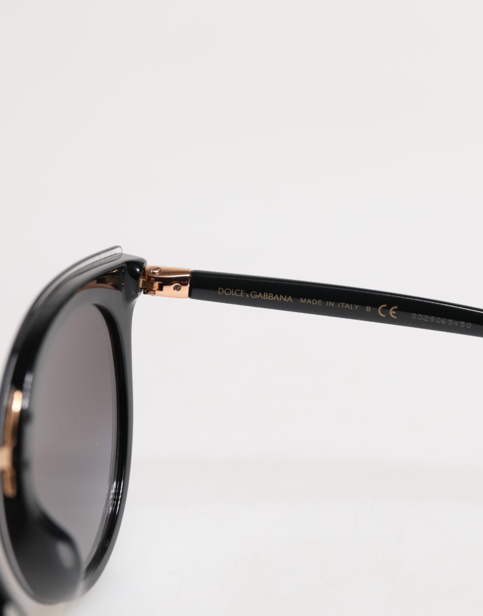 Black Transparent Trim Round DG4371-F Eyewear Sunglasses