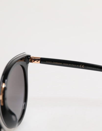 Black Transparent Trim Round DG4371-F Eyewear Sunglasses