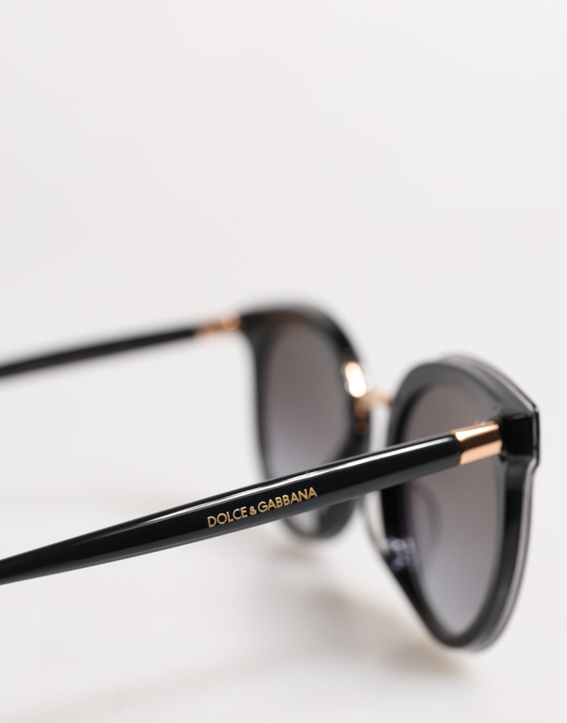 Black Transparent Trim Round DG4371-F Eyewear Sunglasses