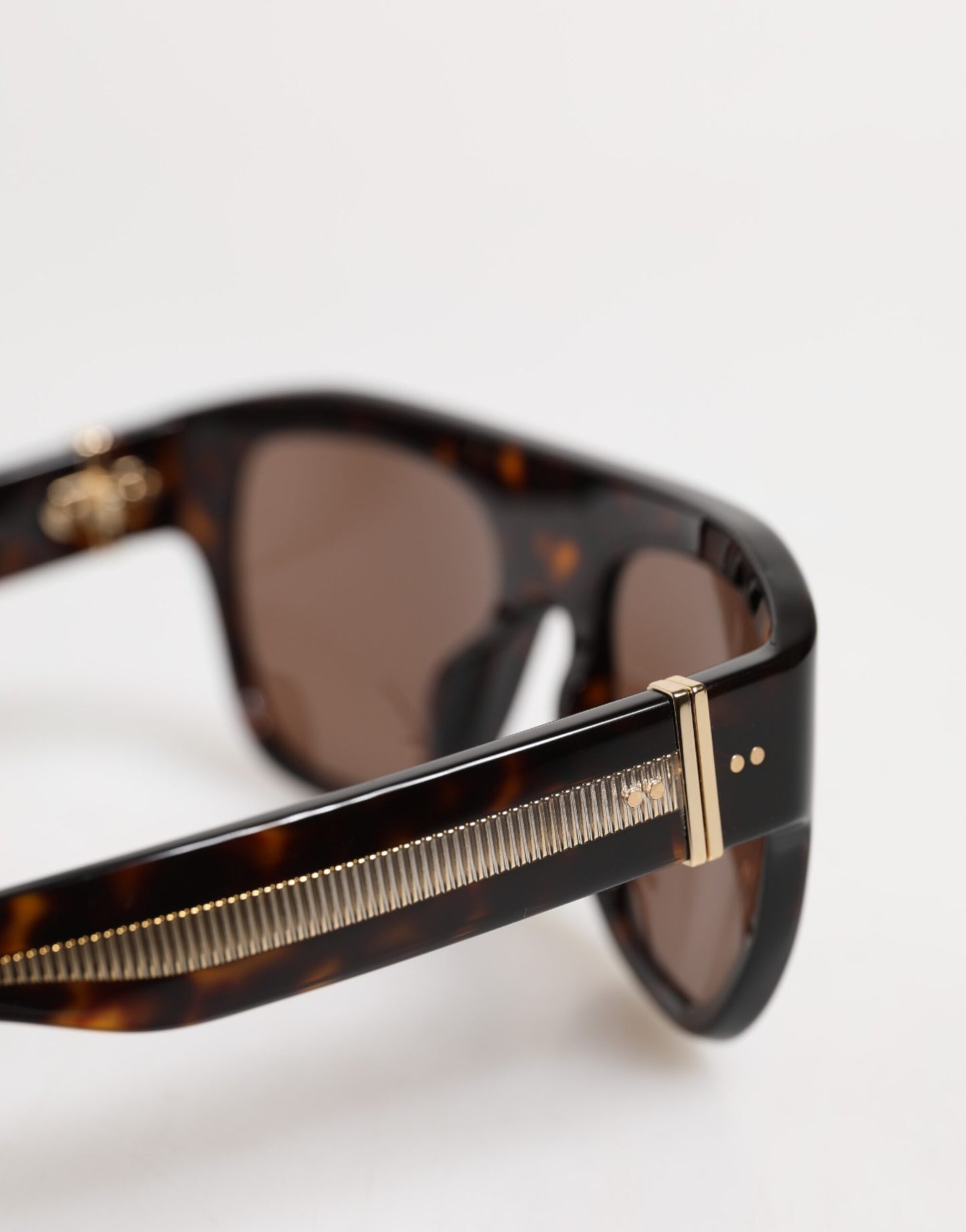 Dark Brown Havana DG4398F Square Frame Eyewear Sunglasses