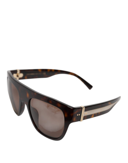 Dark Brown Havana DG4398F Square Frame Eyewear Sunglasses