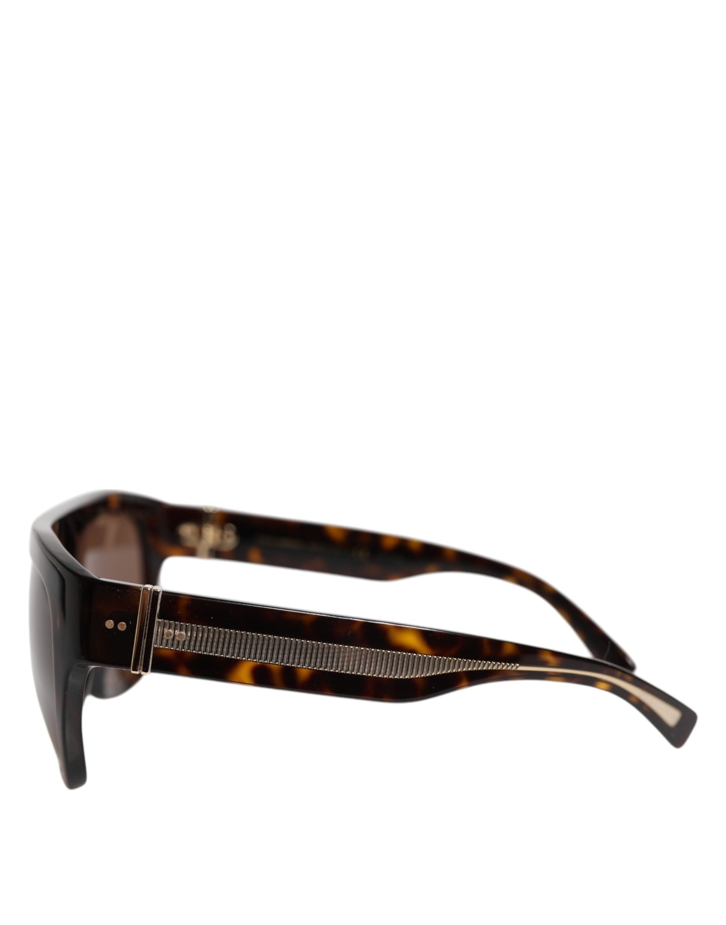 Dark Brown Havana DG4398F Square Frame Eyewear Sunglasses