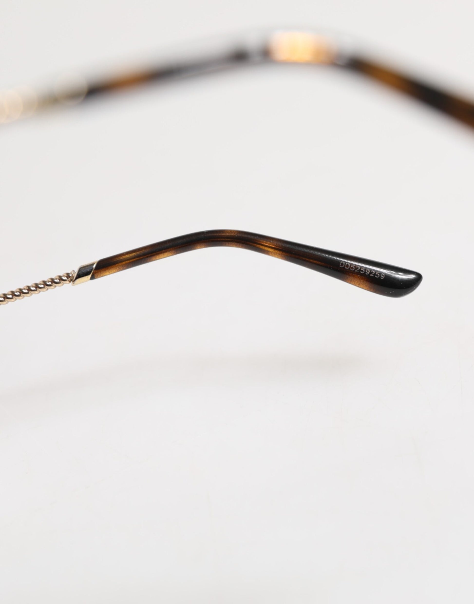 Gold Brown Gradient Square DG2267 Eyewear Sunglasses