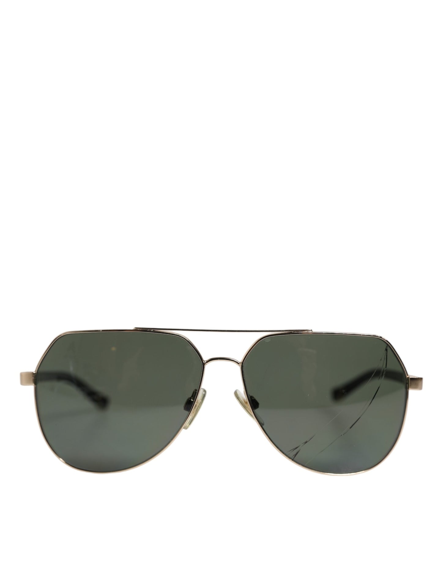 Black 18K Gold Plated Polarized Steel DG2133K Sunglasses