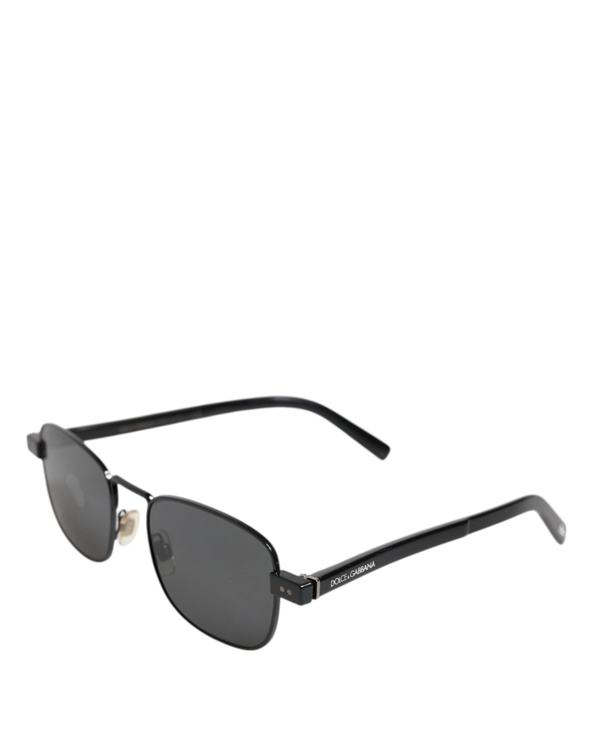 Black Metal Frame Square Lenses DG2222 Eyewear Sunglasses